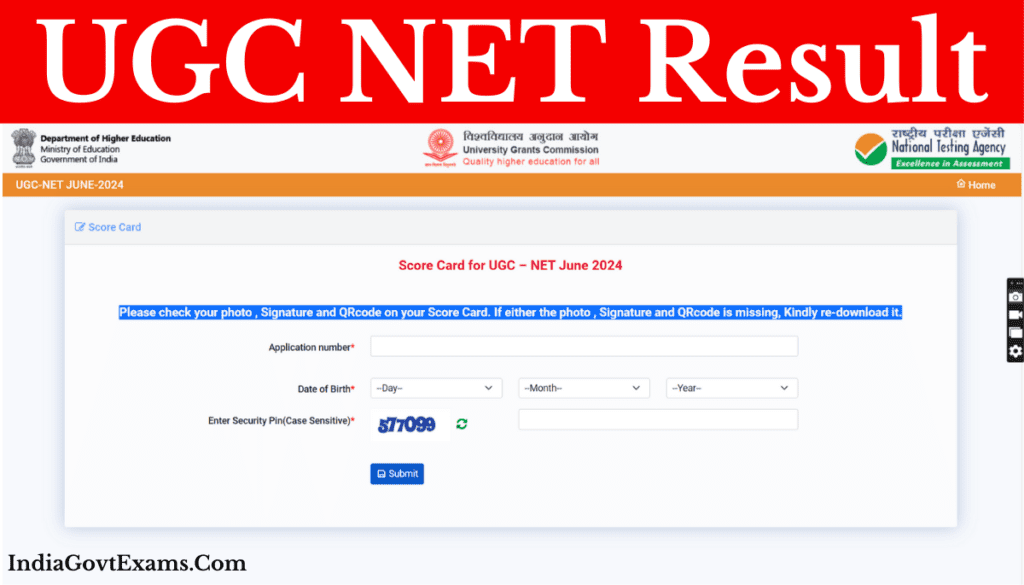 UGC NET Result