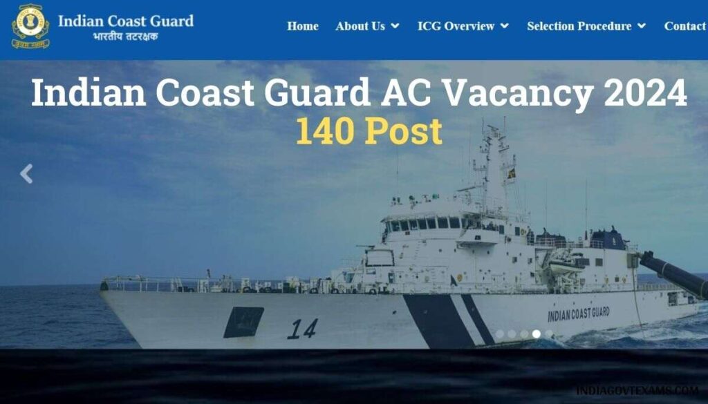 Indian Coast Guard AC Vacancy 2024