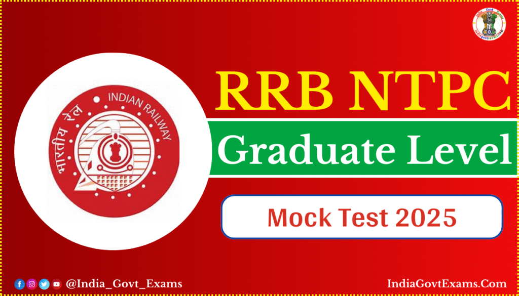 RRB NTPC Official Mock Test 2025 Link Active